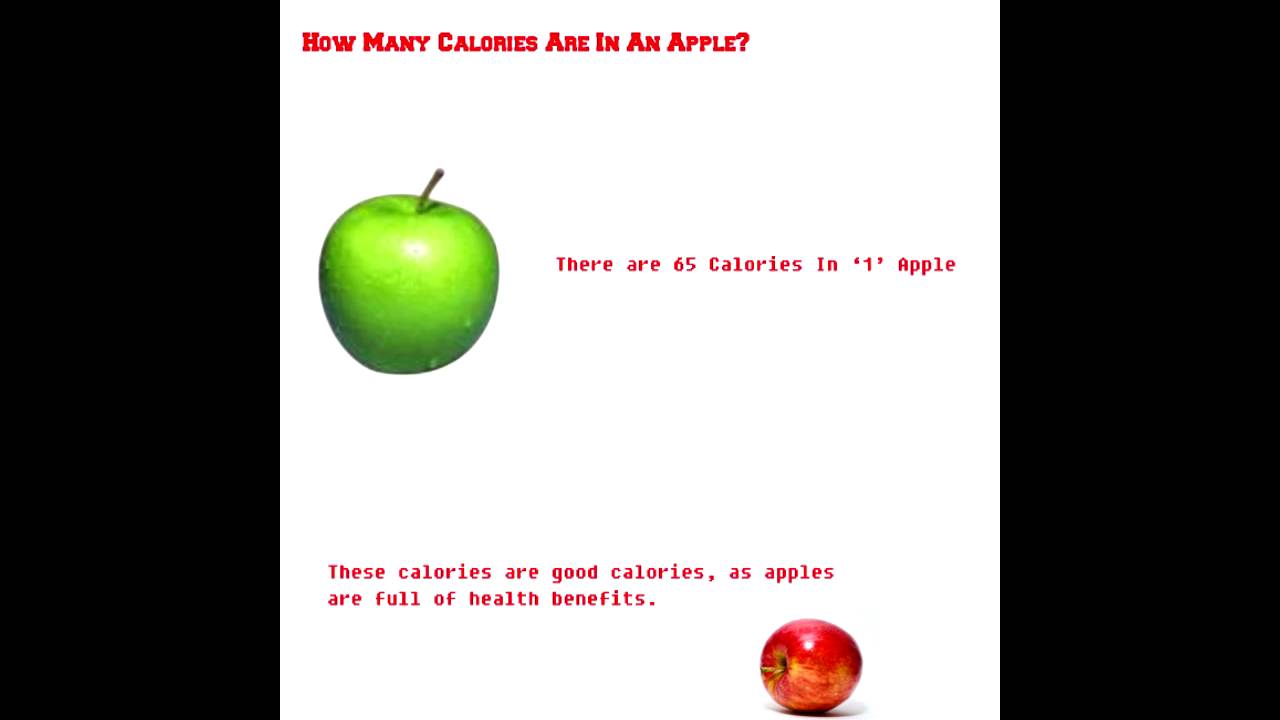 How Many Calories In An apple - YouTube