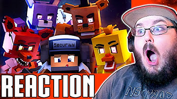 FNAFs NEW EMPLOYEE! Minecraft Animation #FNAF REACTION!!!