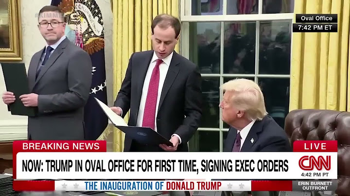 Trump Signs Slew of Crazy Executive Orders