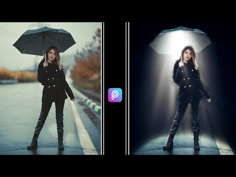 Umbrella Lighting Effect - Picsart Tutorial | Photo Manipulation
