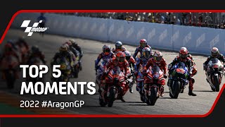 Top 5 Motogp Moments  2022 aragongp