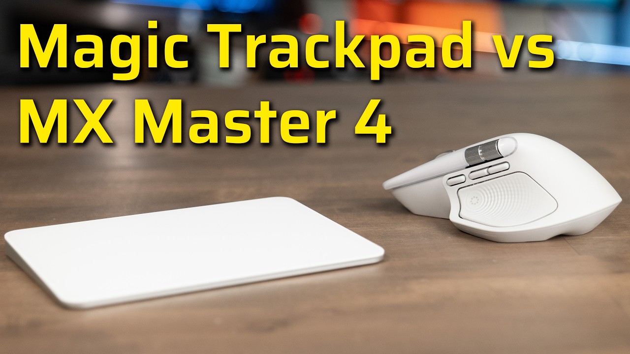 Logitech MX Master 4 vs Apple Magic Trackpad: Which One Belongs on