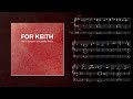 For Keith - Ola W Jansson & Kristoffer Wallin (Piano and bass Transcription)