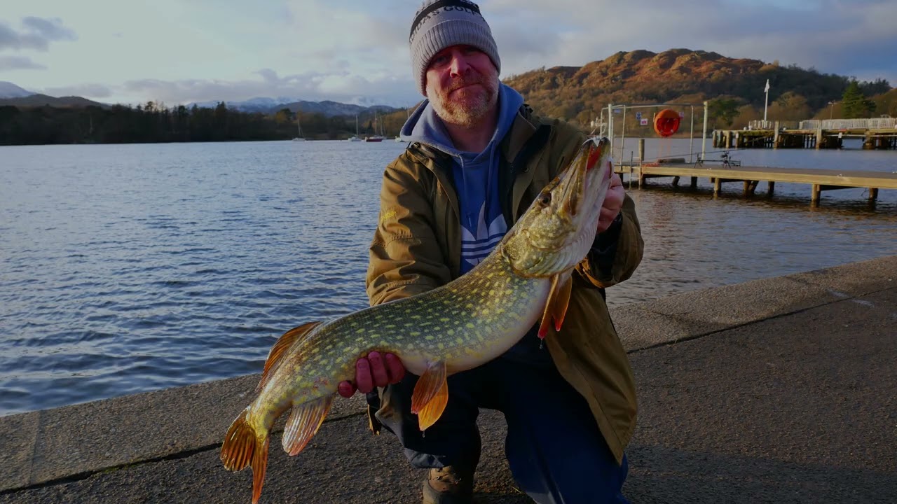 Lake Windermere pike fishing.