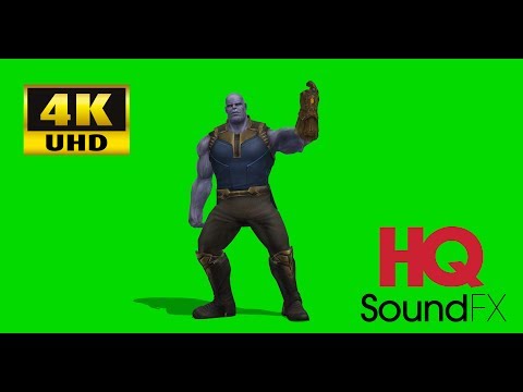 Thanos Snap Green Screen [Avengers: Infinity War Version]