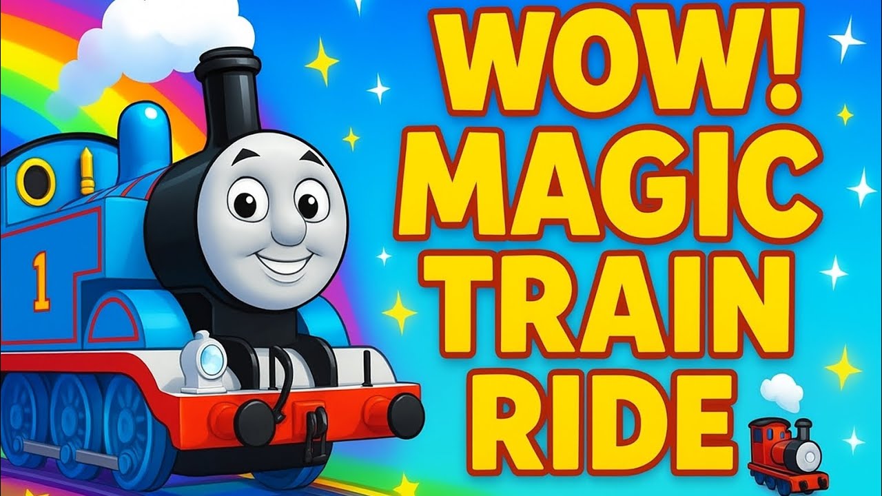 🎨 WOW! MAGIC TRAIN RIDE 🚂✨ Thomas and Friends Fun Adventure for Kids | Cartoon Game Video