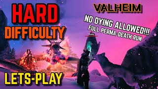 Valheim  Hardmode Permadeath Let's Play  Full Playthrough EP 01