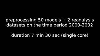 Screencast of ESMValTool computing performance Metrics