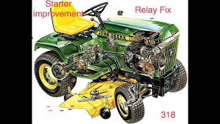 John Deere 316 317 318 322 332 400 420 425 455 Starter repair relay kit Install ***revised video***