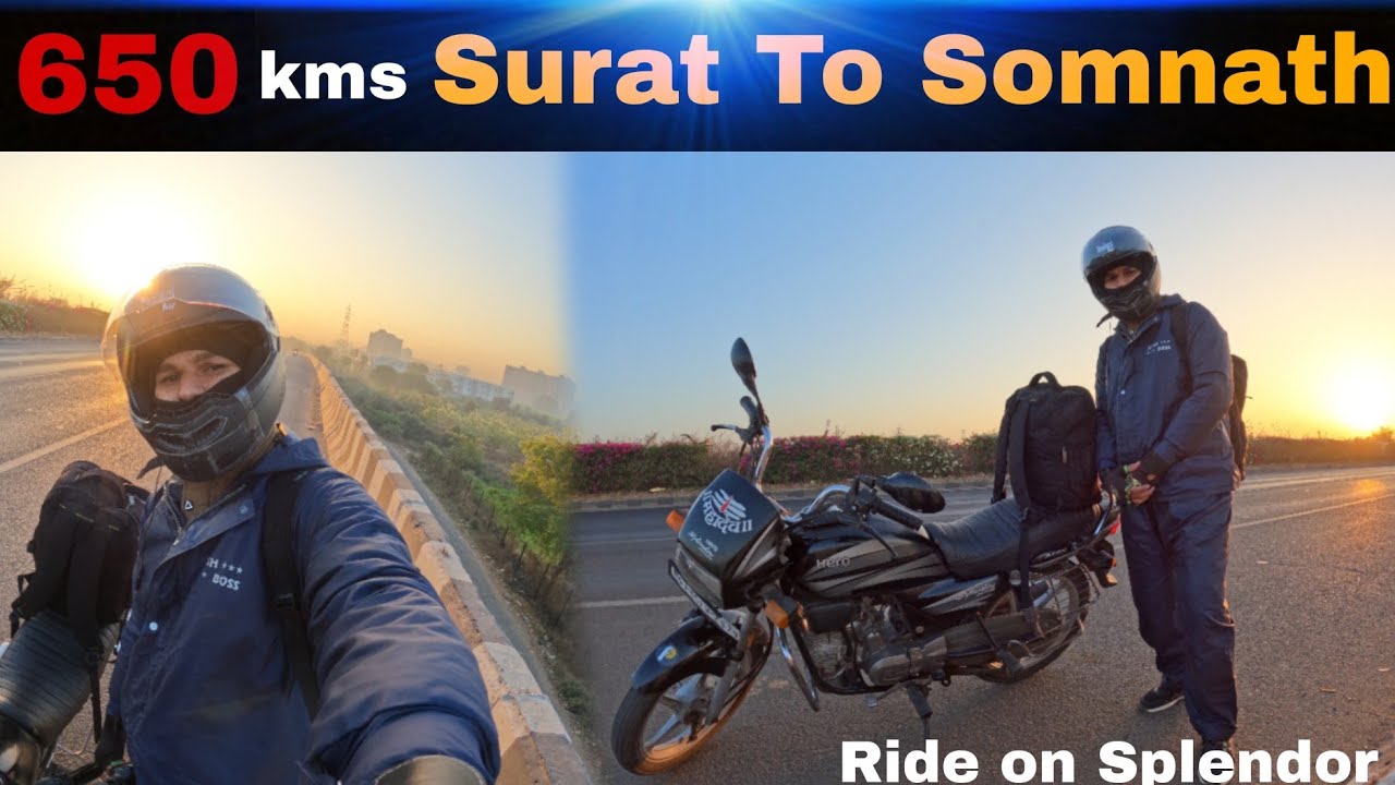 Surat to Somnath Mahadev❤650 kms ride 💙 only in 15 hours 😎 Bholenath Bulaye To Jana padega..🔥