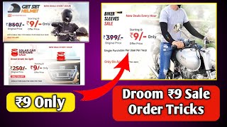 How to book ₹9 product in droom || Droom ₹9 sale ||  Droom ₹9 Order Tips & Tricks screenshot 1