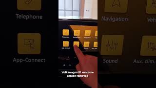 Volkswagen Id3 Id4 Id6 Id7 Welcome Screen Off How To Remove The Welcome Screen Login Issue Vw Login