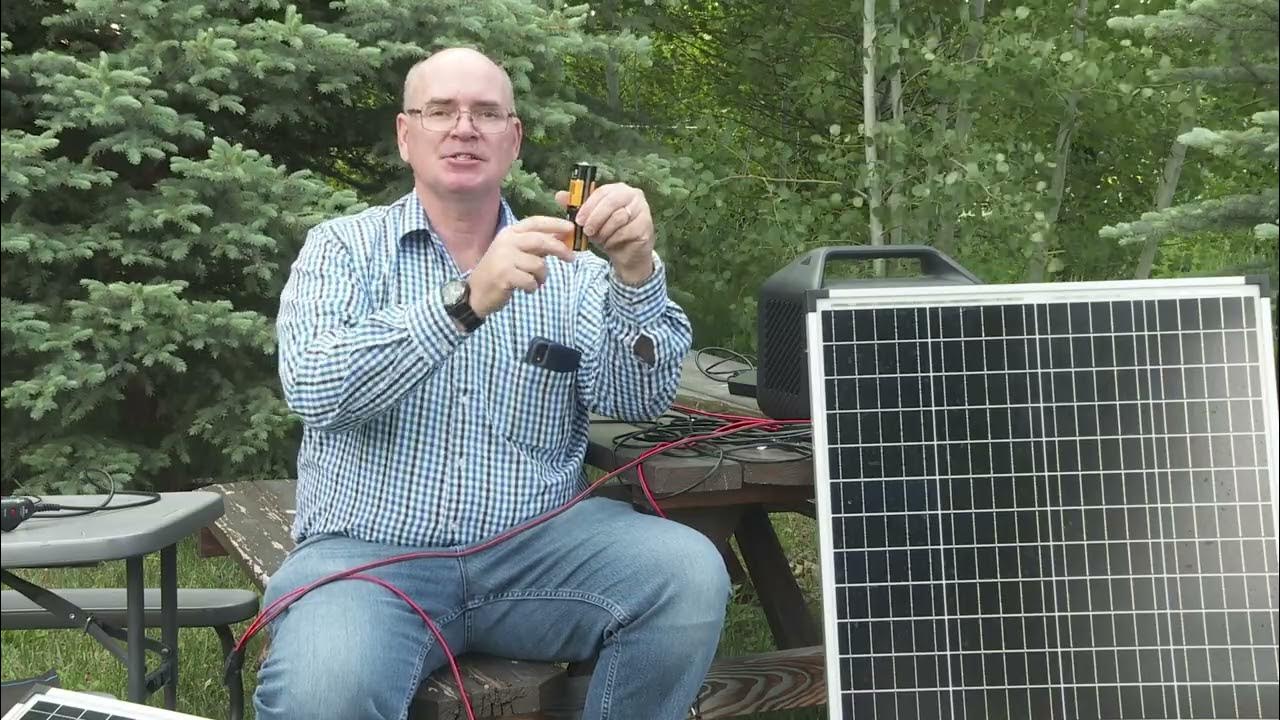 Using Two Harbor Freight Solar Panels in Parallel with Wiring of an