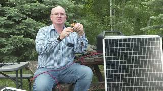 Using Two Harbor Freight Solar Panels in Parallel with Wiring of an Appropriate Gauge