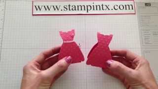 Exclusive Dress Form Tutorial for My Stampintx Subscribers