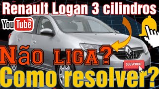 COMO RESOLVER? RENAULT LOGAN 3 CILINDROS,  NÃO LIGA?