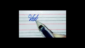Name of Vedant write ✍️ in beautiful cursive style.||. Comment your name to write a name.
