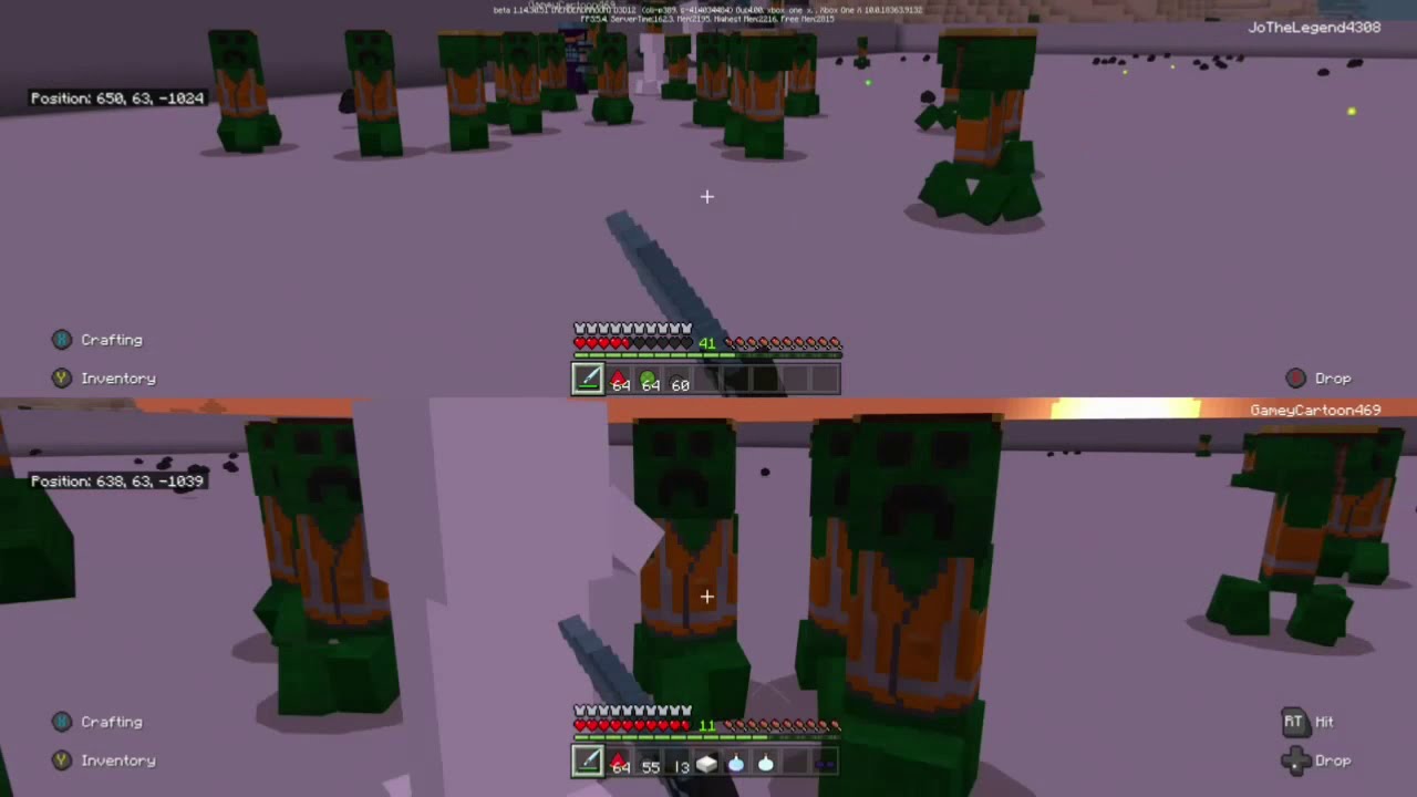 CAN WE SURVIVE 100 SOMETHING CREEPERS?! | Minecraft challenge #2 - YouTube