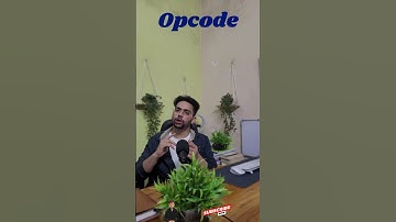 Opcode || Computer Organization and Architecture #computerorganization