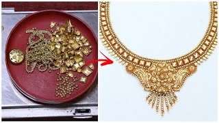 Gold Necklace Design Making | How to Make Gold Necklace | ASMR - Gold Smith Jack