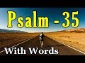 Psalm 35 - Great Is the Lord (With words - KJV)