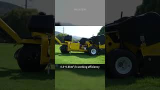 Golf Course Turf Aerator #TurfAerator #GolfTurfMaintenance #LawnAeration #GolfCourseCare #aerator