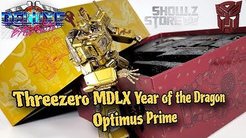 Threezero MDLX 2024 Year of the Dragon Optimus Prime Review. #prime