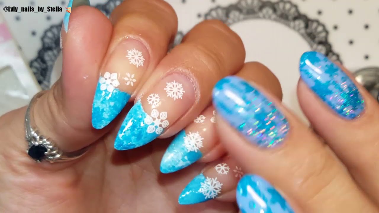 Banggood Christmas Snowflake 3D Nail Sticker Review 💅