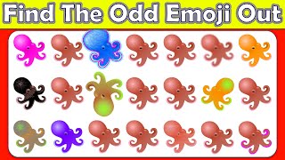 HOW GOOD ARE YOUR EYES #69 | Find The Odd Emoji Out - octopus | Emoji Puzzle Quiz screenshot 5