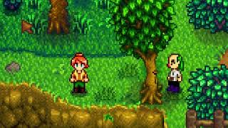 Tree falls on Robin but she doesnt even flinch wow is she the strongest Pelican Town villager today