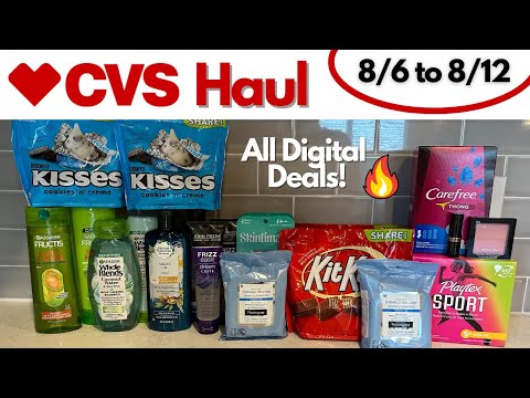 CVS Free and Cheap Digital Couponing Deals This Week | 8/6 to 8/12 | Easy All Digital Deals!