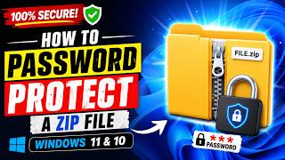 STOP! Your ZIP Files Are NOT Secure 😱 How to Password Protect in Windows 11/10