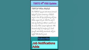 TSRTC in VRS update