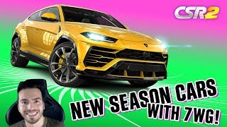 CSR2 | NEW SEASON CARS WITH 7WORLDSGAMING!