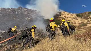 25 Acre “Canyon Fire” Contained - Big Tujunga Canyon Road