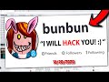 Scariest hacker group in roblox the roblox bun bun girls