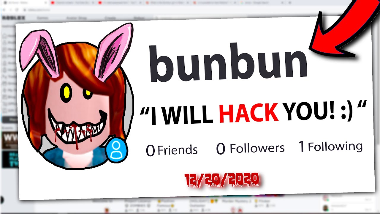 Roblox most dangerous hackers Part 3#Bun Bun Girls