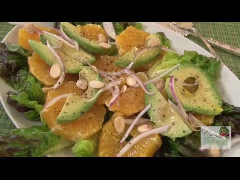 Video: French Salad Na May Orange At Avocado
