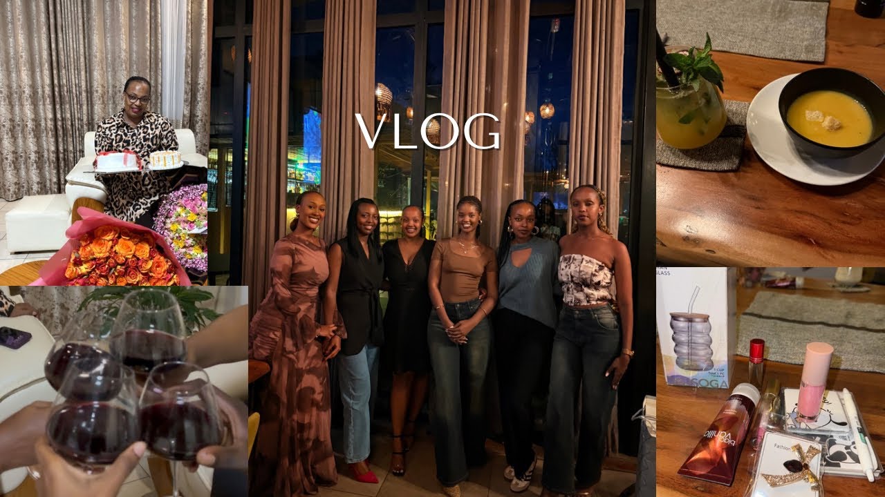 Vlog/: Girls’ Night Vibes| Gifts, Birthdays & Davido Concert in Rwanda ✨