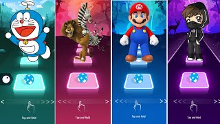 Doraemon vs Madagascar vs Super Mario vs Alan Walker - Tiles Hop EDM Rush screenshot 3
