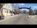 Red deer alberta canada downtown area tour of city