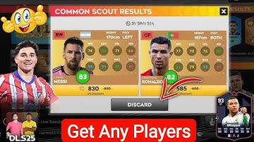 DLS 25 • How to Get Any Player You want in DLS 2025 | Get your Favorite Players in DLS 25 Trick