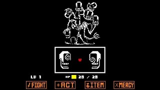 Unitale HELP_Tale Papalgamate PAPPY(papyrus?)戦 Luckyseven(undertale fangame)