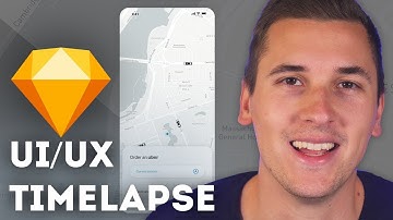 UI/UX Design Timelapse - UBER App in 💎 Sketch