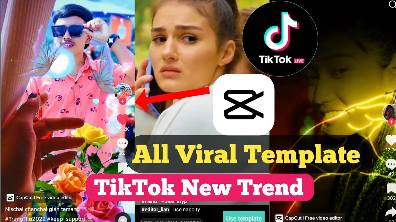 tiktok new trend capcut template || tiktok viral video tutorial ...