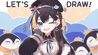 【DRAWING】first peto of 2023🐧🎨【NIJISANJI EN | Petra Gurin】