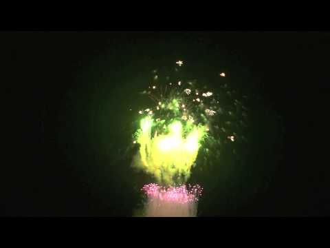 2011土浦全国花火競技大会　No.69「虹の架かる青空に希望の白いガーベラ」