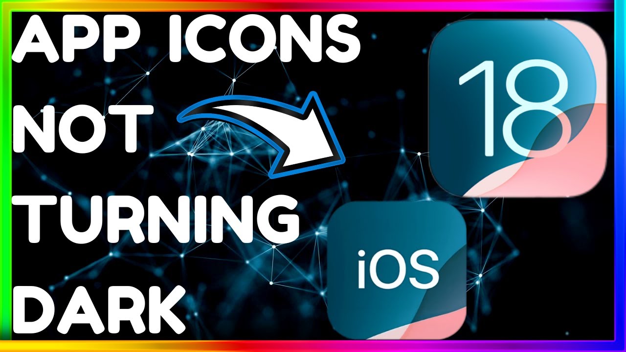 How to Fix App Icons Not Turning Dark in Dark Mode iOS 18 (new update ...