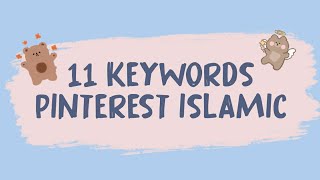 11 KEYWORDS PINTEREST ISLAMIC screenshot 4