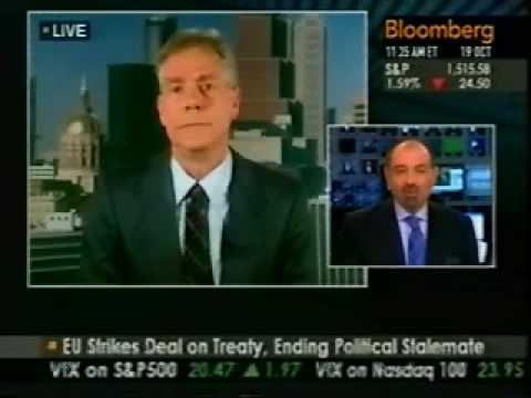 Stock Market Crash - Robert Prechter on Bloomberg - Oct. 19, 2007